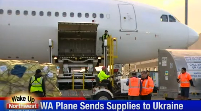 Non-profit group Nova Ukraine is sending a plane full of medical supplies from Seattle to Ukraine
